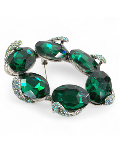 Broszka Brosza "WIENIEC" z KAMIENIAMI Lolita...