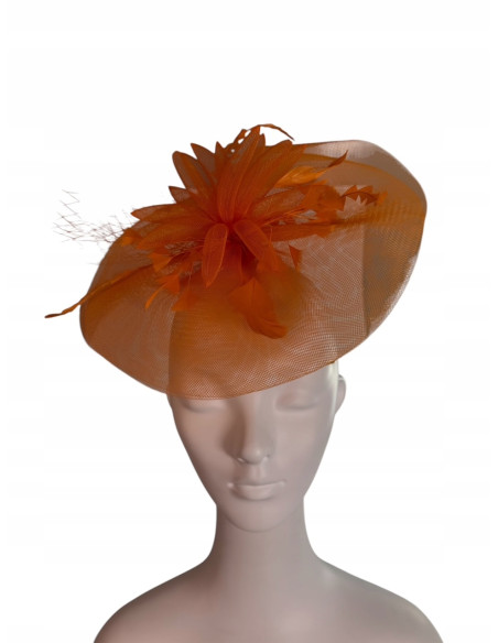 STROIK na GŁOWĘ Z OZDOBĄ TOCZEK FASCYNATOR Lolita AKCESORIA