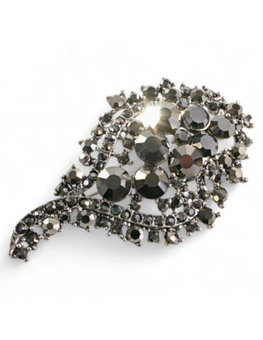 BROSZKA BROSZA  WIKTORIAŃSKA GRAFITOWY MEDALION...