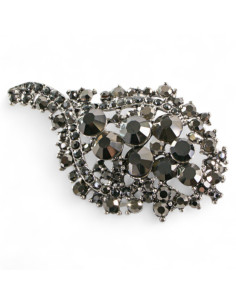 BROSZKA BROSZA  WIKTORIAŃSKA GRAFITOWY MEDALION  LOLITA... 2