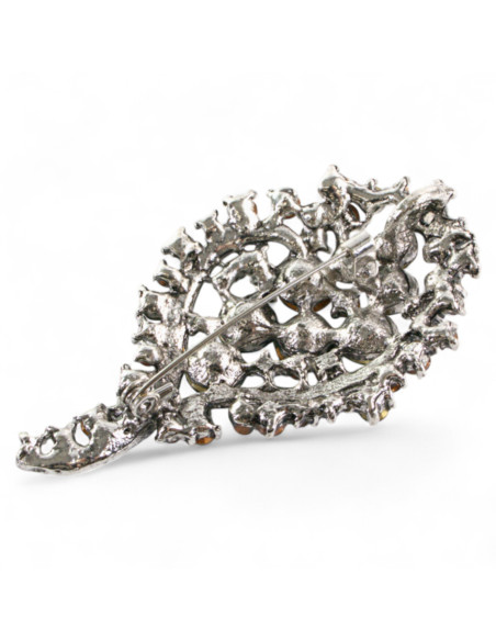 BROSZKA BROSZA  WIKTORIAŃSKA GRAFITOWY MEDALION  LOLITA AKCESORIA