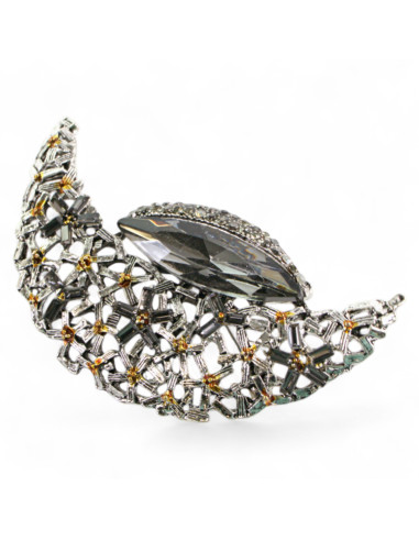 BROSZKA BROSZA  AŻUROWY KSIĘŻYC VINTAGE...