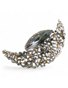 BROSZKA BROSZA  AŻUROWY KSIĘŻYC VINTAGE   LOLITA AKCESORIA 2