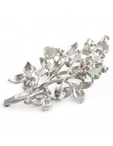 BROSZKA BROSZA SREBRNA WIĄZANKA TULIPANÓW...