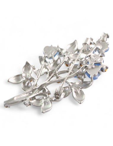 BROSZKA BROSZA SREBRNA WIĄZANKA TULIPANÓW...