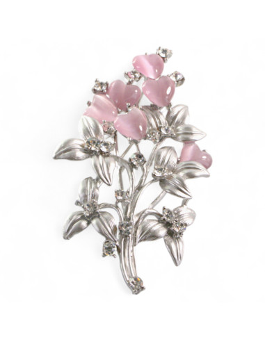 BROSZKA BROSZA SREBRNA WIĄZANKA TULIPANÓW...