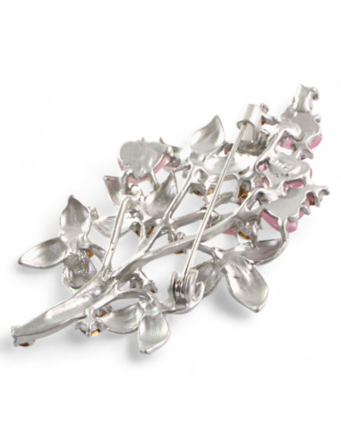 BROSZKA BROSZA SREBRNA WIĄZANKA TULIPANÓW...