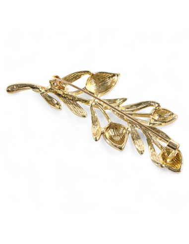 BROSZKA BROSZA  ZŁOTA WIĄZANKA TULIPANÓW...