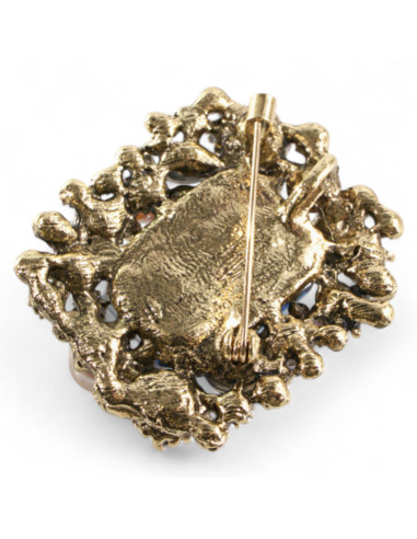 BROSZKA BROSZA WIKTORIAŃSKI MEDALION VINTAGE...