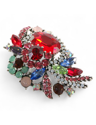 BROSZKA BROSZA KOLOROWY MEDALION WIKTORIAŃSKI...