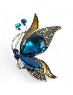 BROSZKA BROSZA NIEBIESKI MOTYL MOTYLEK  LOLITA AKCESORIA