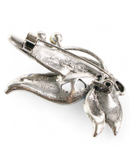 BROSZKA BROSZA NIEBIESKI MOTYL MOTYLEK  LOLITA AKCESORIA