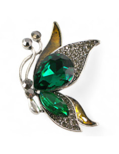 BROSZKA BROSZA ZIELONY  MOTYL MOTYLEK  LOLITA AKCESORIA