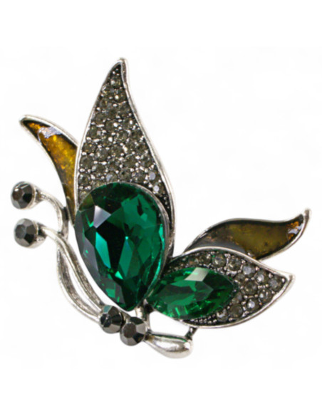 BROSZKA BROSZA ZIELONY  MOTYL MOTYLEK  LOLITA AKCESORIA