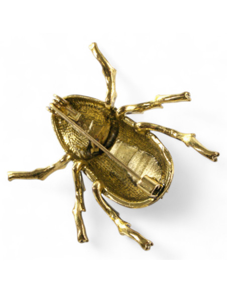 BROSZKA BROSZA FIOLETOWY CHRZĄSZCZ NOSOROŻEC  LOLITA AKCESORIA