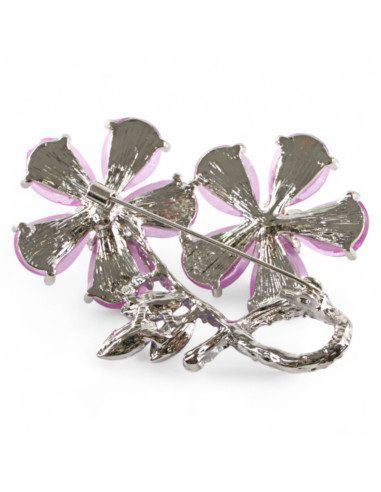 BROSZKA BROSZA OKAZAŁA FIOLETOWA  WIĄZANKA...