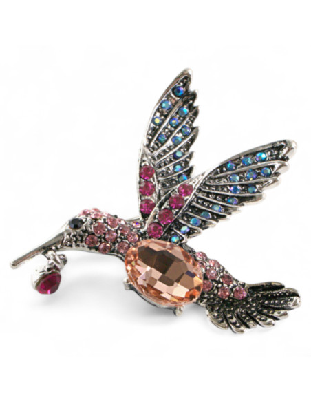 BROSZKA BROSZA PTAK PTASZEK KOLIBER  LOLITA AKCESORIA