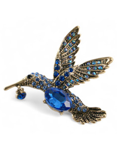 BROSZKA BROSZA PTAK CHABROWY PTASZEK KOLIBER  LOLITA... 2