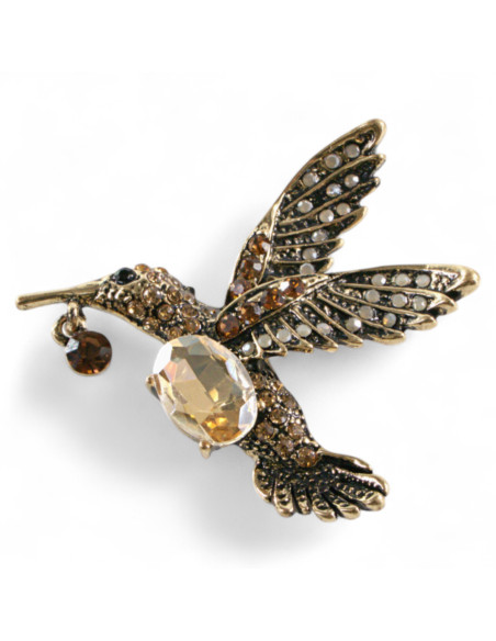 BROSZKA BROSZA PTAK PTASZEK KOLIBER  LOLITA AKCESORIA