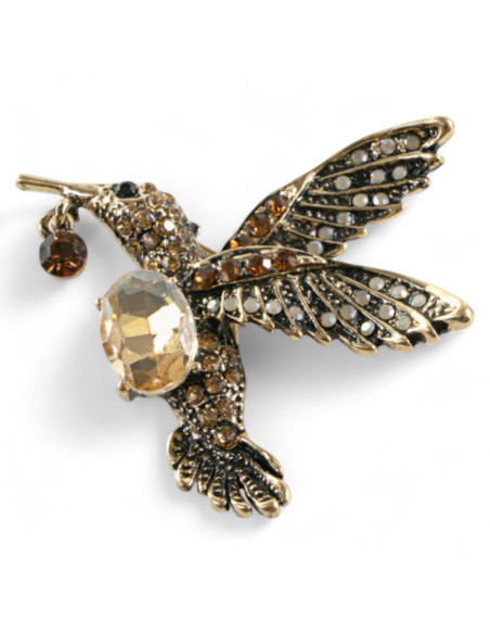 BROSZKA BROSZA PTAK PTASZEK KOLIBER  LOLITA AKCESORIA