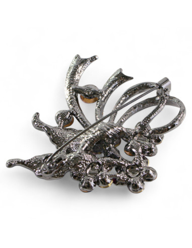 BROSZKA BROSZA BUKIET KWIATÓW Z KOLOROWYMI...