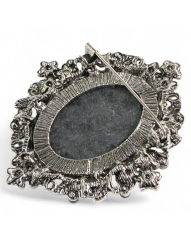 BROSZKA BROSZA DUŻA BROSZKA DAMA KAMELIOWA...