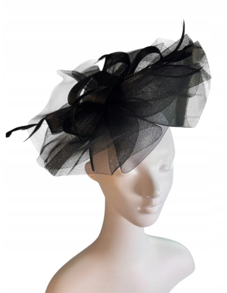 STROIK na GŁOWĘ Z OZDOBĄ TOCZEK FASCYNATOR Lolita AKCESORIA