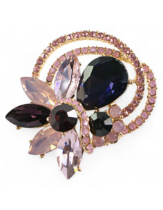 BROSZKA BROSZA  BOGATO ZDOBIONA KAMIENIAMI  LOLITA AKCESORIA