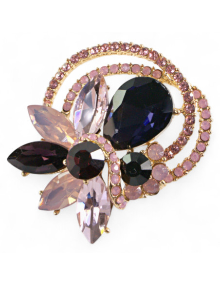 BROSZKA BROSZA  BOGATO ZDOBIONA KAMIENIAMI  LOLITA AKCESORIA