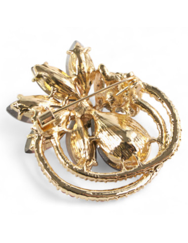 BROSZKA BROSZA  BOGATO ZDOBIONA KAMIENIAMI...