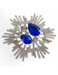 BROSZKA BROSZA  ROZETA  CHABROWY KAMIEŃ  LOLITA AKCESORIA