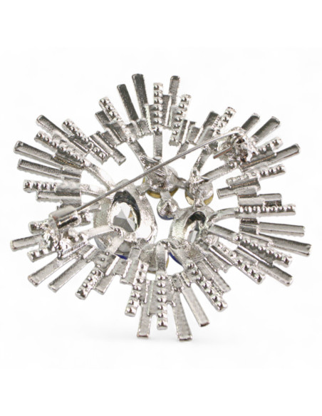 BROSZKA BROSZA  ROZETA  CHABROWY KAMIEŃ  LOLITA AKCESORIA