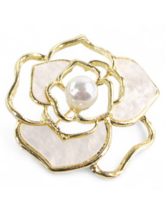 BROSZKA BROSZA  PERŁOWA RÓŻA  LOLITA AKCESORIA 2