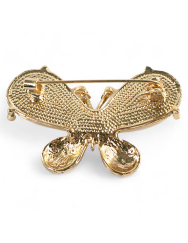 BROSZKA BROSZA  PERŁOWY MOTYL   LOLITA AKCESORIA