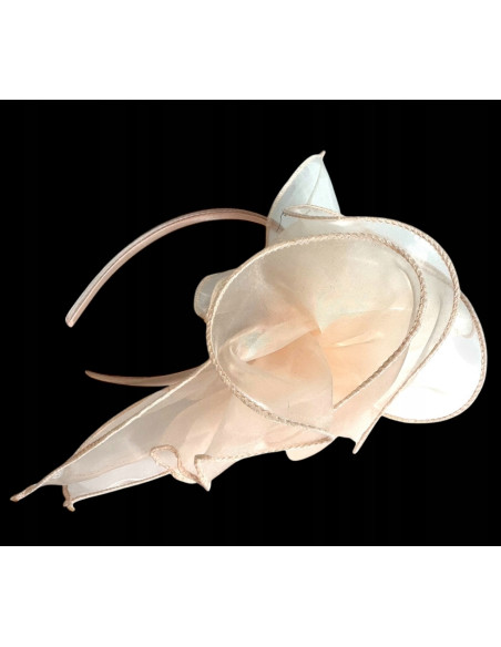 OPASKA na GŁOWĘ Z OZDOBĄ KOKARDA FASCYNATOR Lolita Accessories