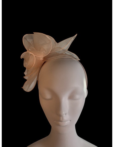 OPASKA na GŁOWĘ Z OZDOBĄ KOKARDA FASCYNATOR Lolita Accessories