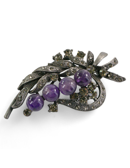 BROSZKA BROSZA BUKIET Z KOLOROWYMI KORALAMI LOLITA AKCESORIA