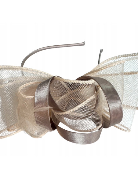KOKARDA Z MATERIAŁU na GŁOWĘ KOKARDA FASCYNATOR Lolita Accessories