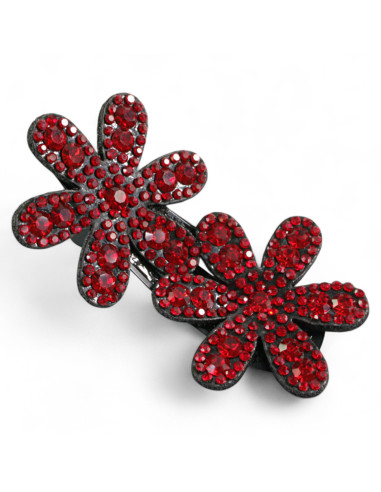 WIECZOROWA ELEGANCKA SPINKA DO WŁOSÓW CZERWONE...