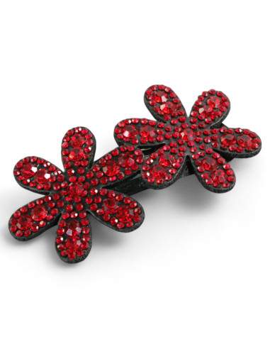 WIECZOROWA ELEGANCKA SPINKA DO WŁOSÓW CZERWONE...