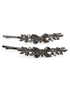 Wsuwka do włosów DwIe Kokardki z kryształkami 2 szt.... 2