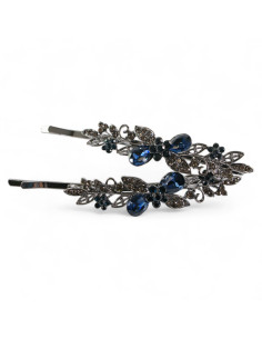 Wsuwka do włosów Dwie Kokardki z kryształkami 2 szt....