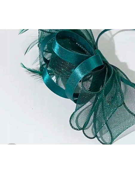 KOKARDA Z MATERIAŁU na GŁOWĘ KOKARDA FASCYNATOR Lolita Accessories