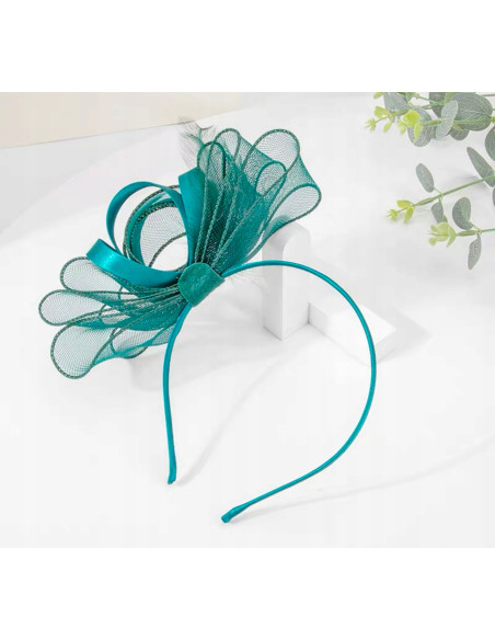 KOKARDA Z MATERIAŁU na GŁOWĘ KOKARDA FASCYNATOR Lolita Accessories