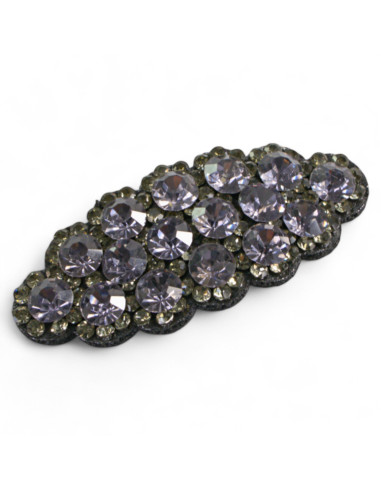 WIECZOROWA ELEGANCKA SPINKA DO WŁOSÓW FIOLETOWE...