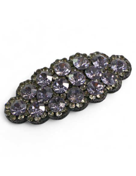 WIECZOROWA ELEGANCKA SPINKA DO WŁOSÓW FIOLETOWE CYRKONIE LOLITA AKCESORIA