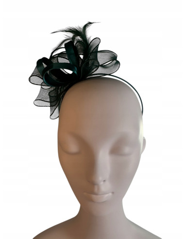 KOKARDA Z MATERIAŁU na GŁOWĘ KOKARDA FASCYNATOR...