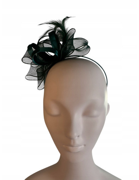 KOKARDA Z MATERIAŁU na GŁOWĘ KOKARDA FASCYNATOR Lolita Accessories