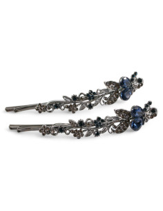 Wsuwka do włosów PAW z kryształkami 2 szt. GRANAT Lolita... 2