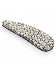 WIECZOROWA ELEGANCKA SPINKA DO WŁOSÓW PEREŁKI CYRKONIE...